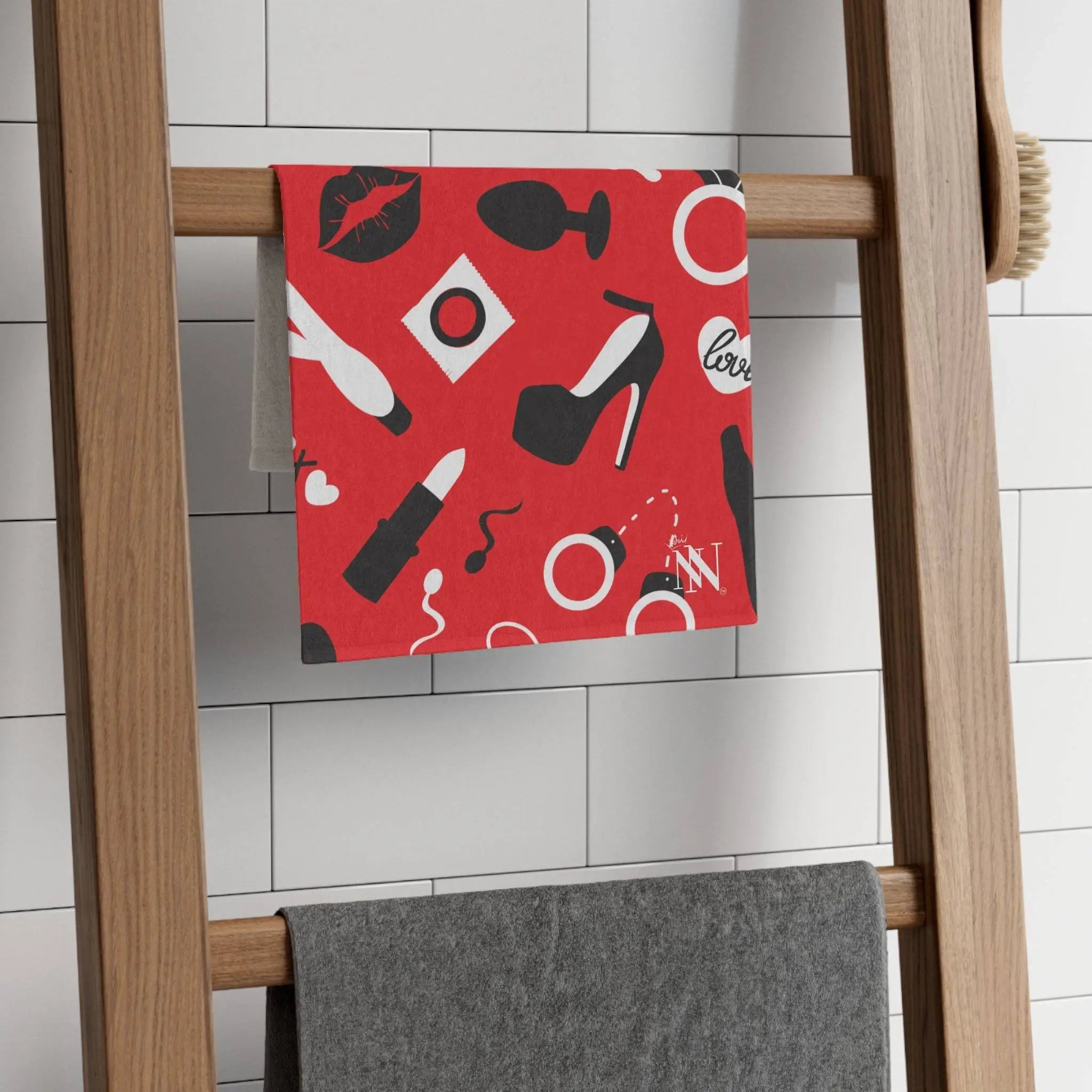 Lady in Red | Mix & Match Soft Fun-Flirty Lovers’ Towels