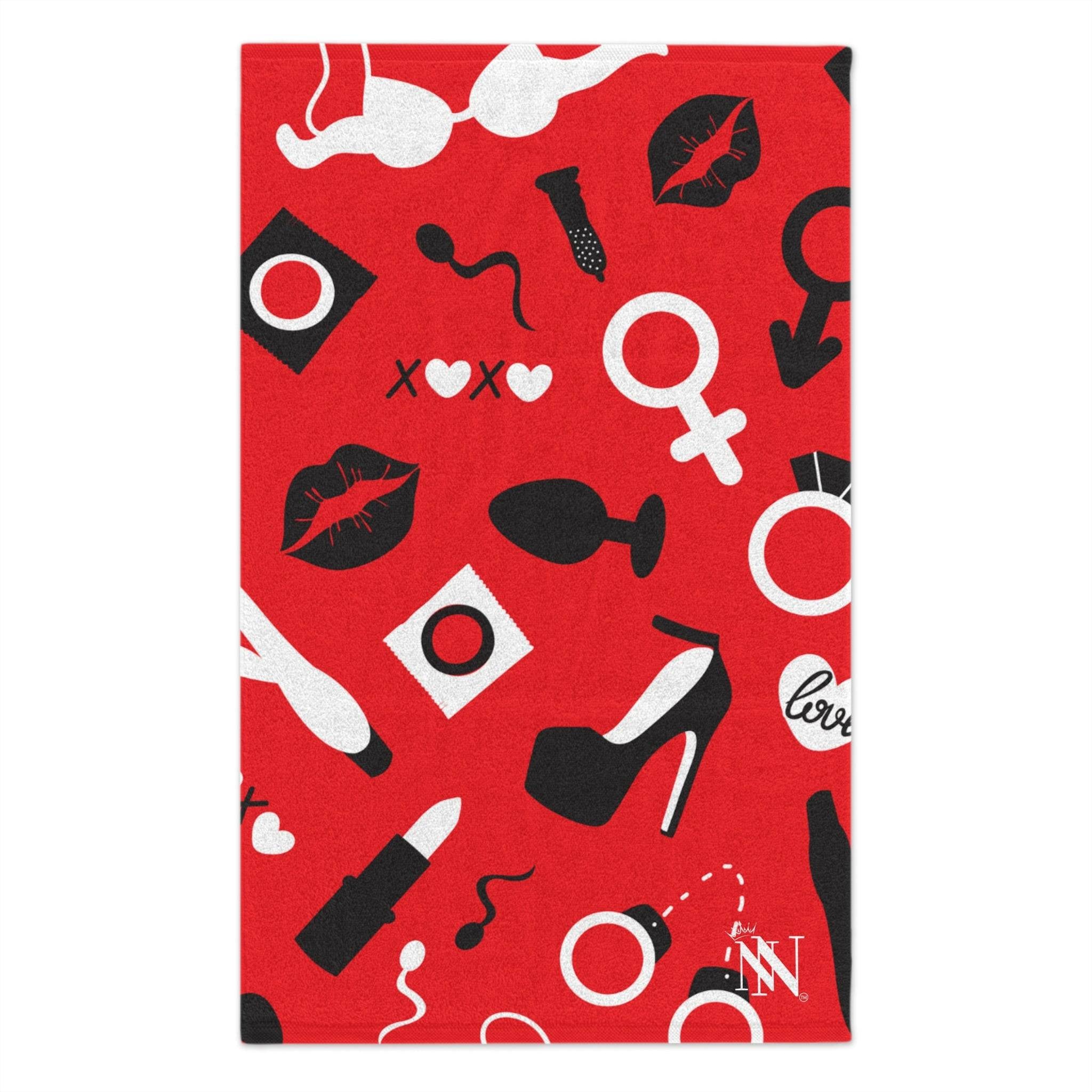 Lady in Red | Mix & Match Soft Fun-Flirty Lovers’ Towels