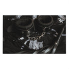 Leather & Lace Black | Mix & Match Soft Fun-Flirty Lovers’ Towels