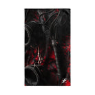 Leather & Red Lace Bondage | Mix & Match Original Fun-Flirty Lovers’ Towels