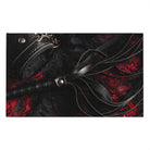 Leather & Red Lace Kinky | Mix & Match Soft Fun-Flirty Lovers’ Towels