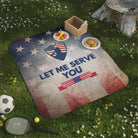 Let Me Serve You Veteran | Mix Match Fun-Flirty Lovers’ Water-Resistant Blankets