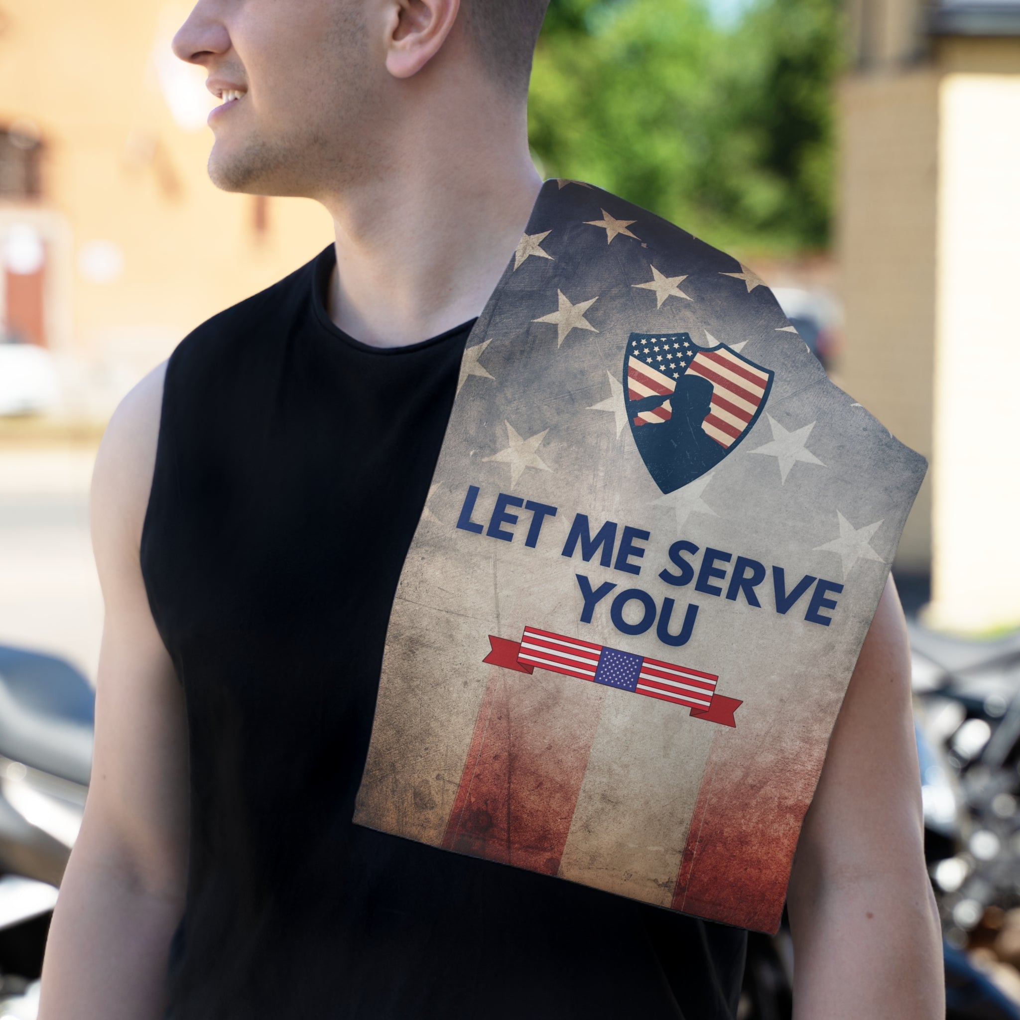 Let Me Serve You Veteran | Mix & Match Soft Fun-Flirty Lovers’ Towels