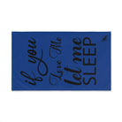 Let Me Sleep Blue | Mix & Match Fun-Flirty Lovers’ Towels