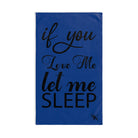 Let Me Sleep Blue | Mix & Match Fun-Flirty Lovers’ Towels