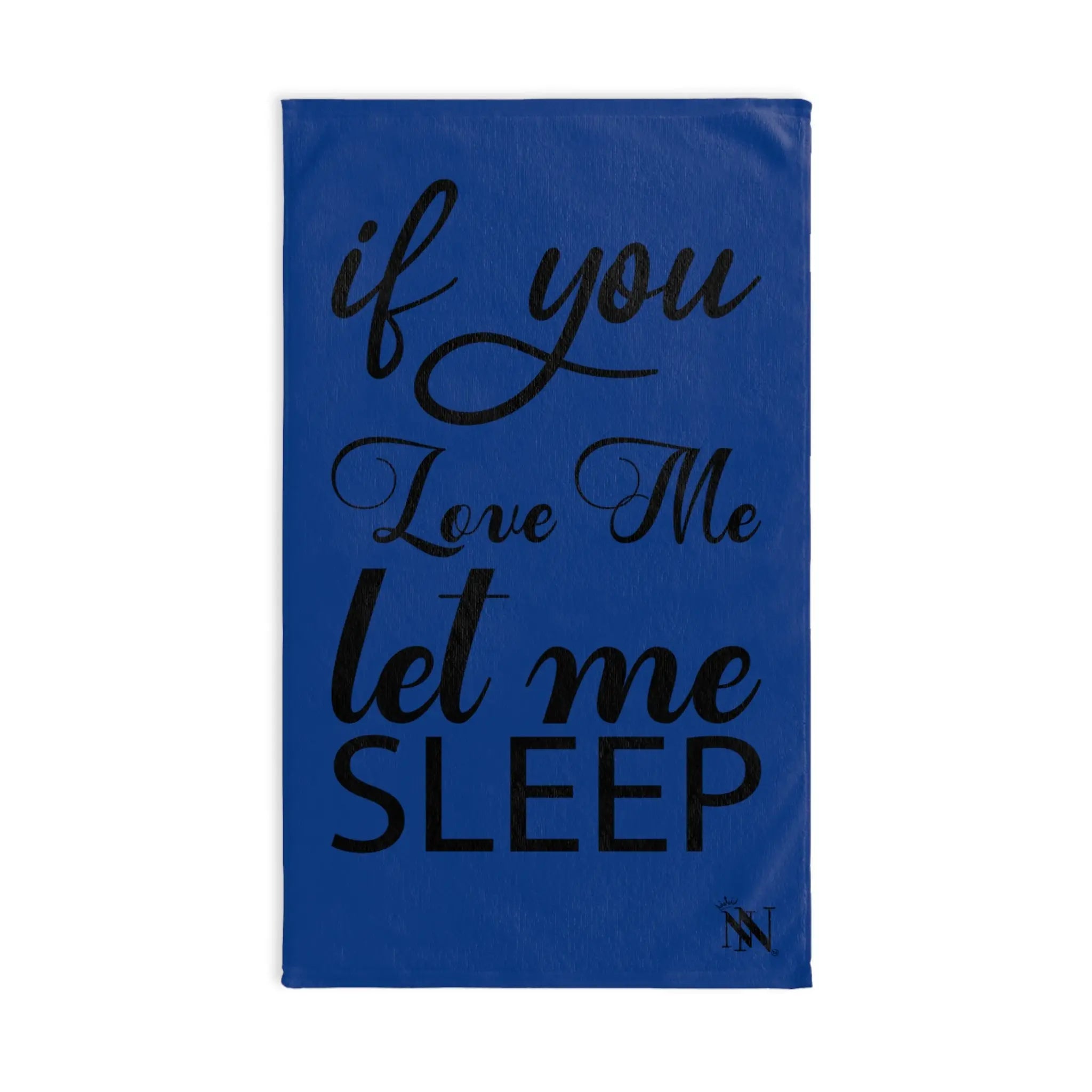 Let Me Sleep Blue | Mix & Match Fun-Flirty Lovers’ Towels