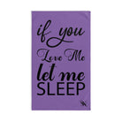 Let Me Sleep Lavendar | Mix & Match Original Fun-Flirty Lovers’ Towels