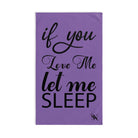 Let Me Sleep Lavendar | Mix & Match Original Fun-Flirty Lovers’ Towels
