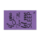 Let Me Sleep Lavendar | Mix & Match Original Fun-Flirty Lovers’ Towels