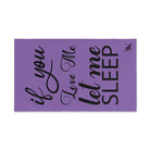 Let Me Sleep Lavendar | Mix & Match Original Fun-Flirty Lovers’ Towels
