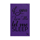 Let Me Sleep Purple | Mix & Match Fun-Flirty Lovers’ Towels