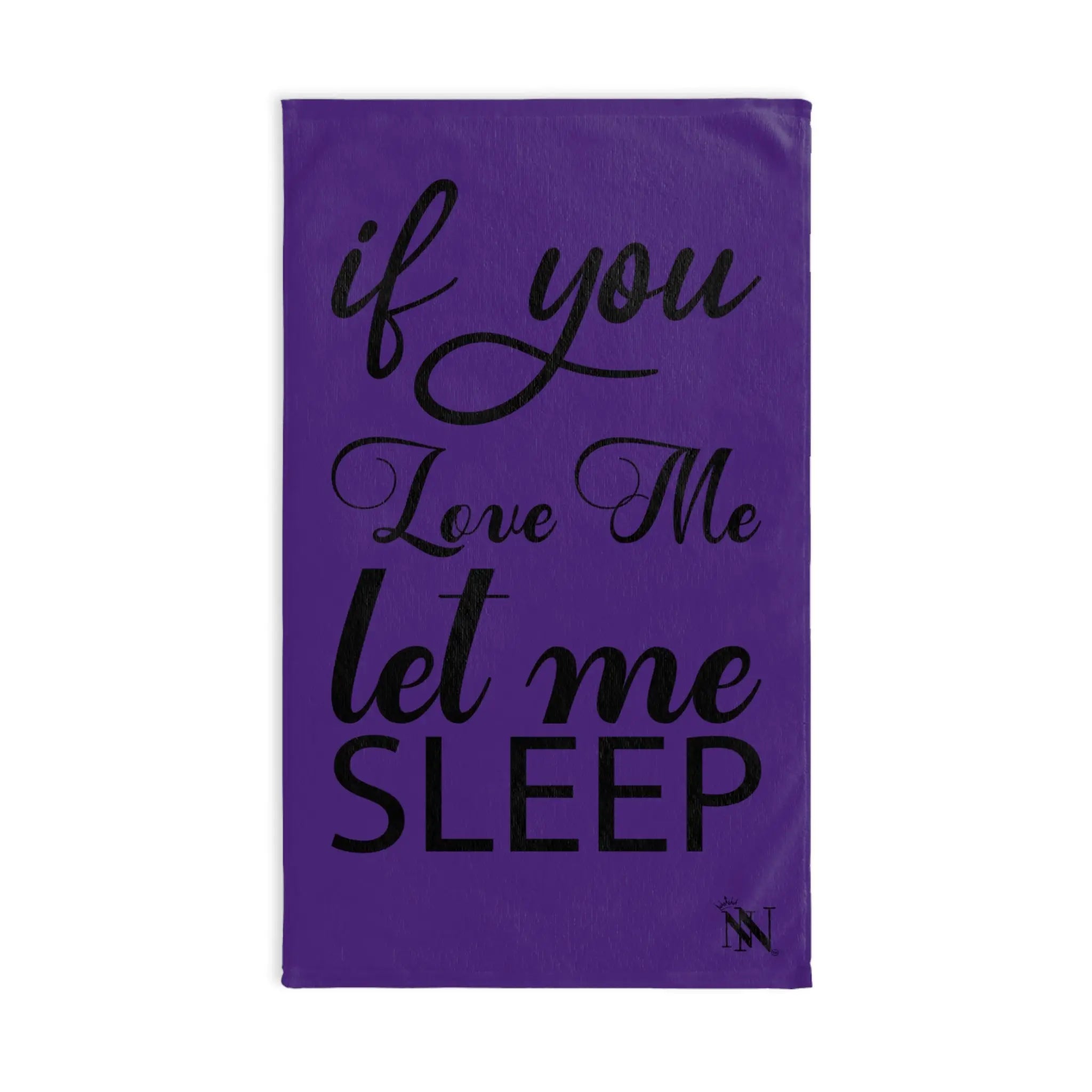 Let Me Sleep Purple | Mix & Match Fun-Flirty Lovers’ Towels