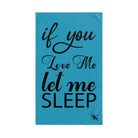 Let Me Sleep Turquoise | Mix & Match Fun-Flirty Lovers’ Towels