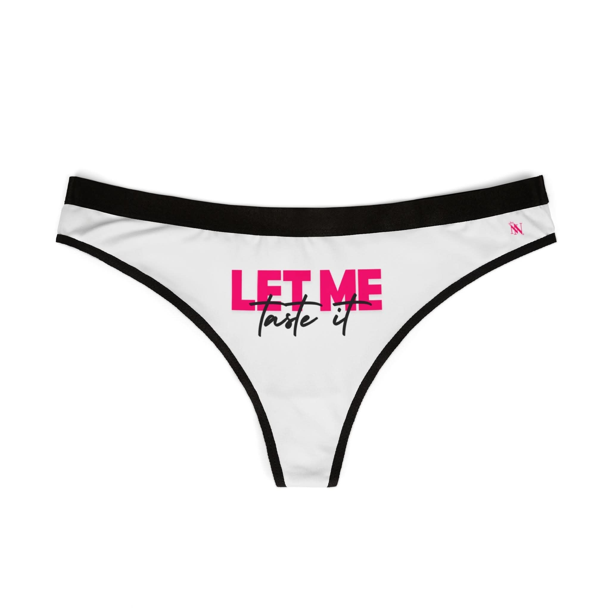 Let Me Taste It | Mix & Match Women’s Fun-Flirty Lovers’ Thongs