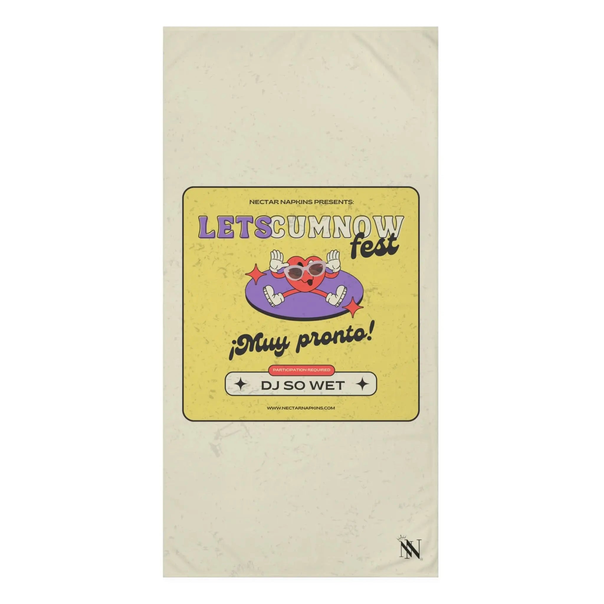 Let’s Cum Fest | Mix & Match Naughty XL Fun-Flirty Lovers’ Towels