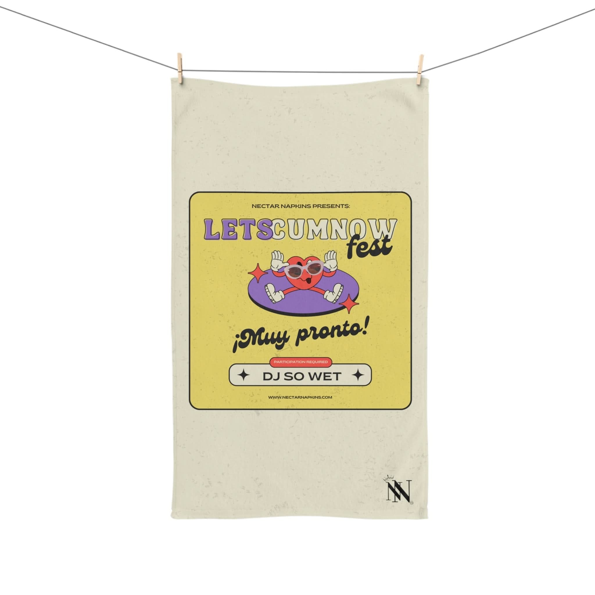 Let’s Cum Fest | Mix & Match Original Fun-Flirty Lovers’ Towels