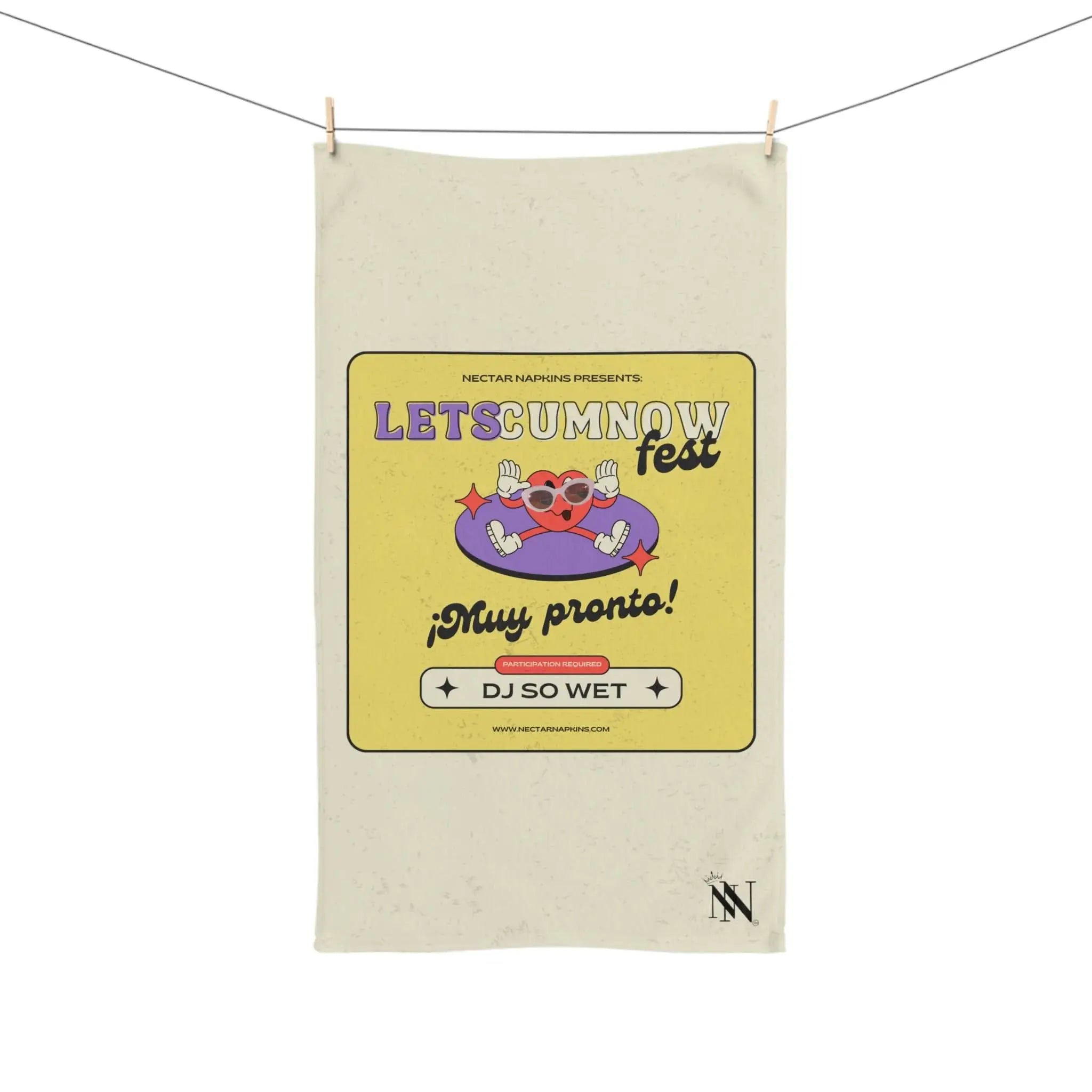 Let’s Cum Fest | Mix & Match Original Fun-Flirty Lovers’ Towels