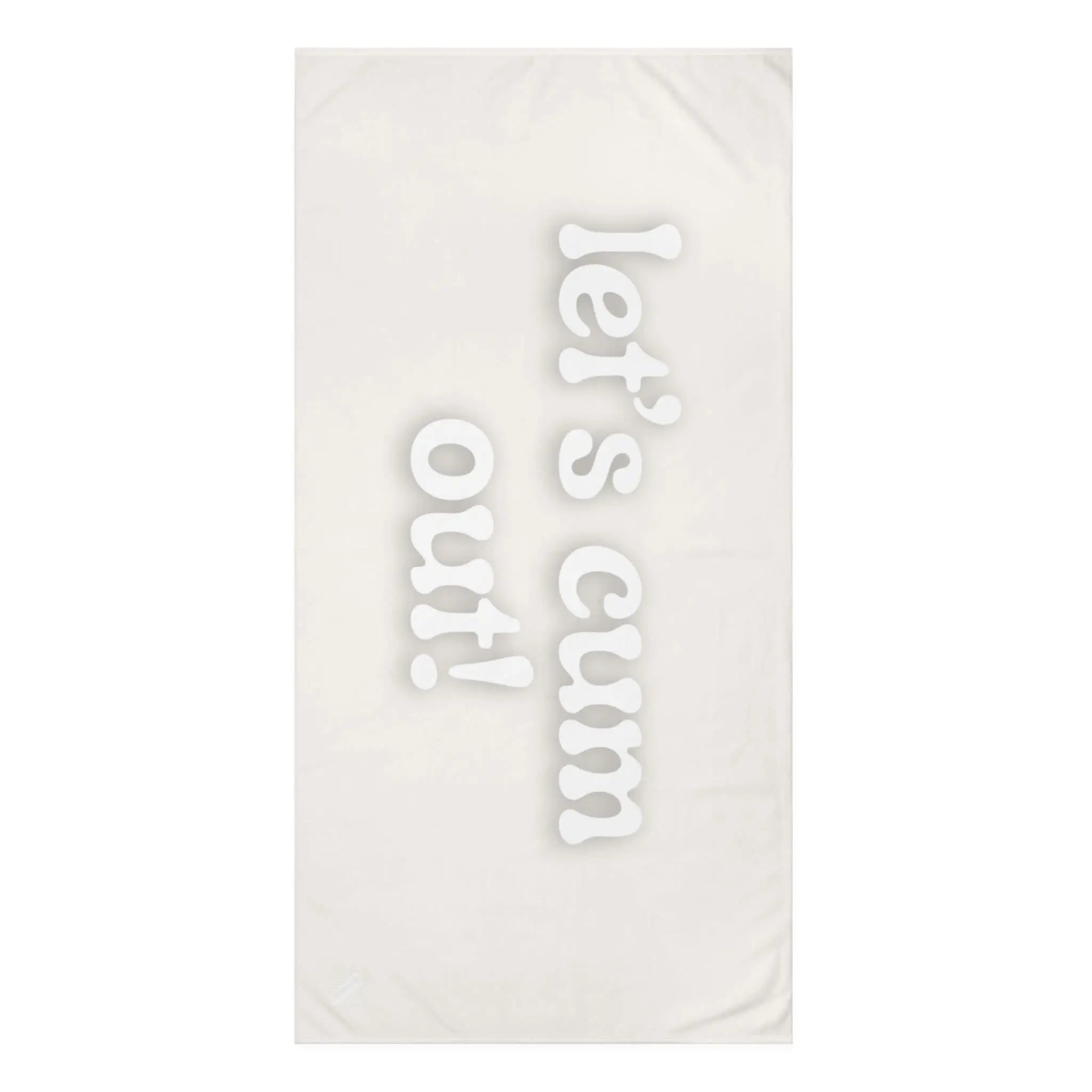 Let’s Cum Out! | Mix & Match Naughty XL Fun-Flirty Lovers’ Towels