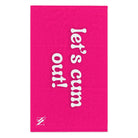 Let’s Cum Out! Pink Mix & Match Soft Sex Towels | Flirty Lovers’ Gifts