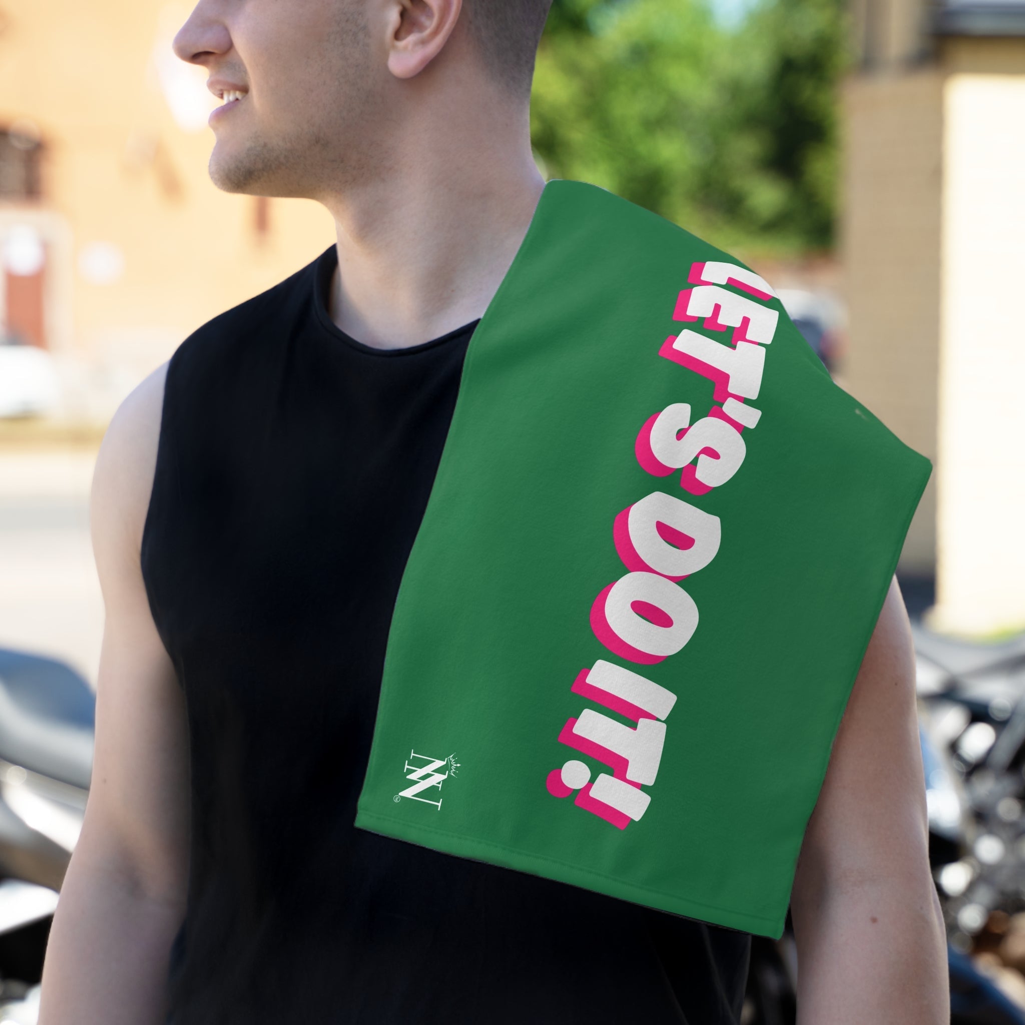 Let’s Do It! Green | Mix & Match Soft Fun-Flirty Lovers’ Towels