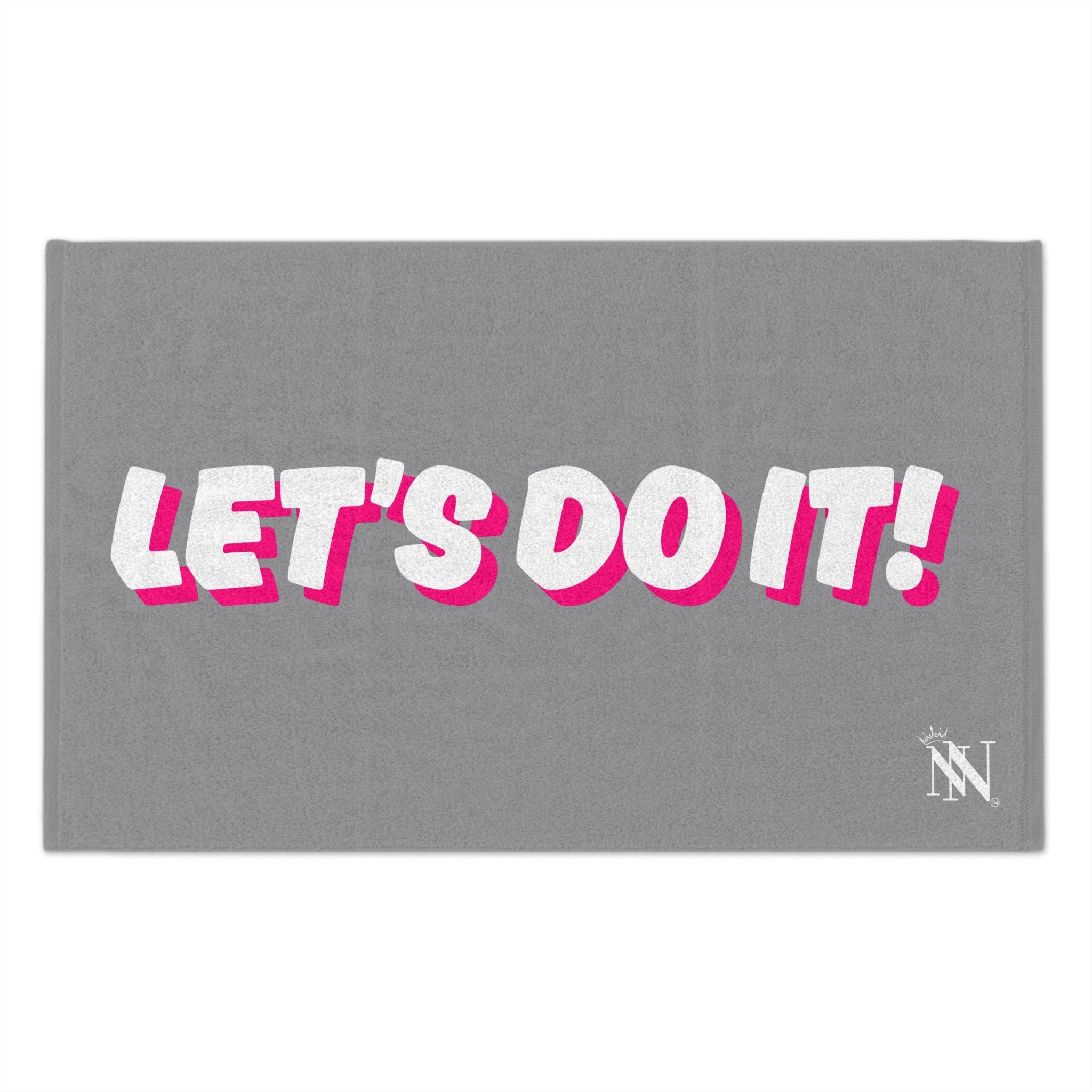 Let’s Do It! Grey | Mix & Match Soft Fun-Flirty Lovers’ Towels