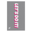 Let’s Do It! Grey | Mix & Match Soft Fun-Flirty Lovers’ Towels
