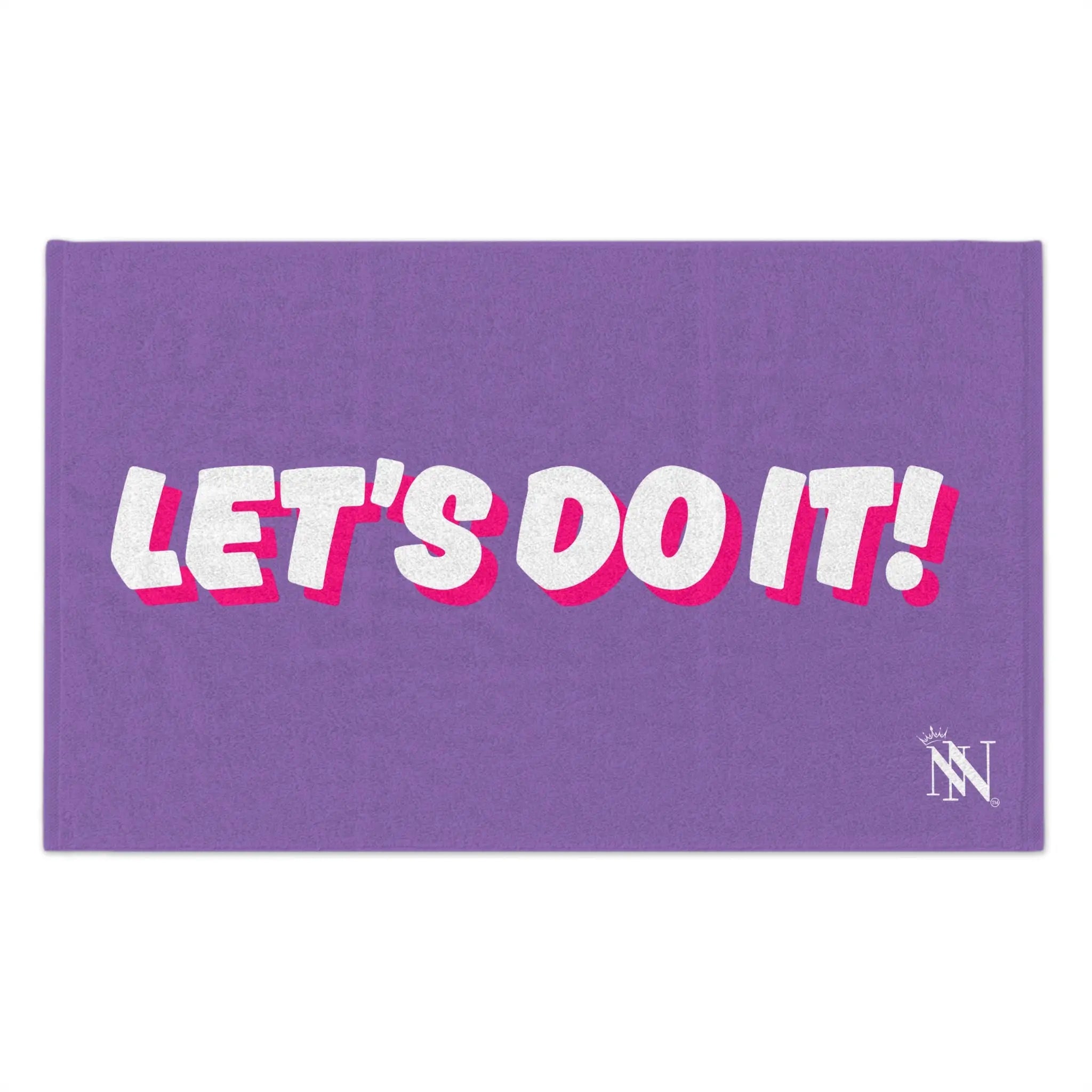 Let’s Do It! Lavendar | Mix & Match Soft Fun-Flirty Lovers’ Towels