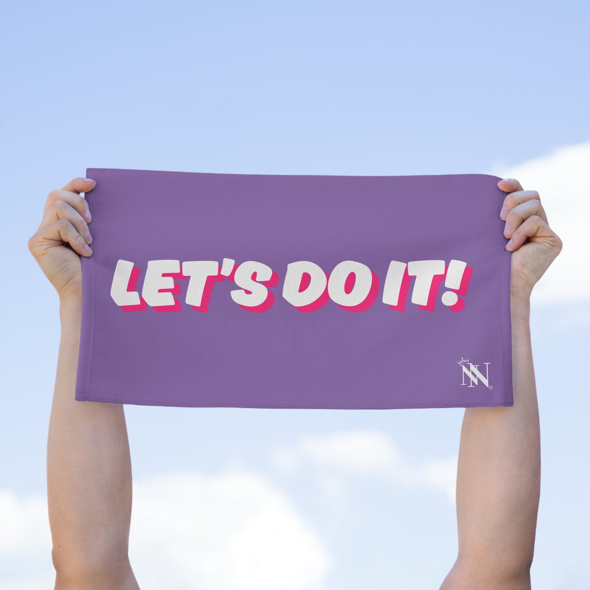 Let’s Do It! Lavendar | Mix & Match Soft Fun-Flirty Lovers’ Towels