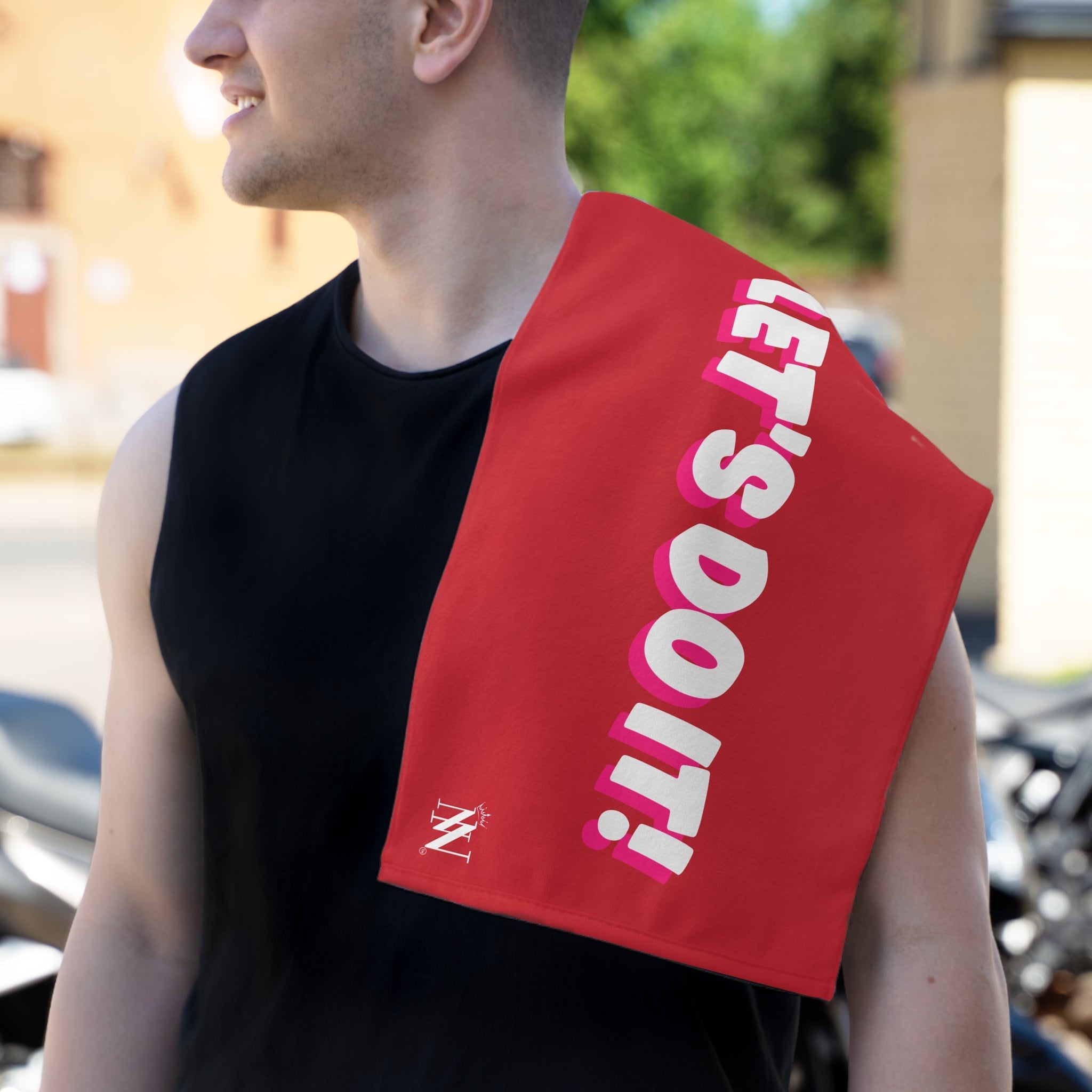 Let’s Do It! Red | Mix & Match Soft Fun-Flirty Lovers’ Towels