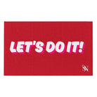 Let’s Do It! Red | Mix & Match Soft Fun-Flirty Lovers’ Towels