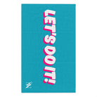 Let’s Do It! Teal | Mix & Match Soft Fun-Flirty Lovers’ Towels