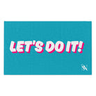 Let’s Do It! Teal | Mix & Match Soft Fun-Flirty Lovers’ Towels