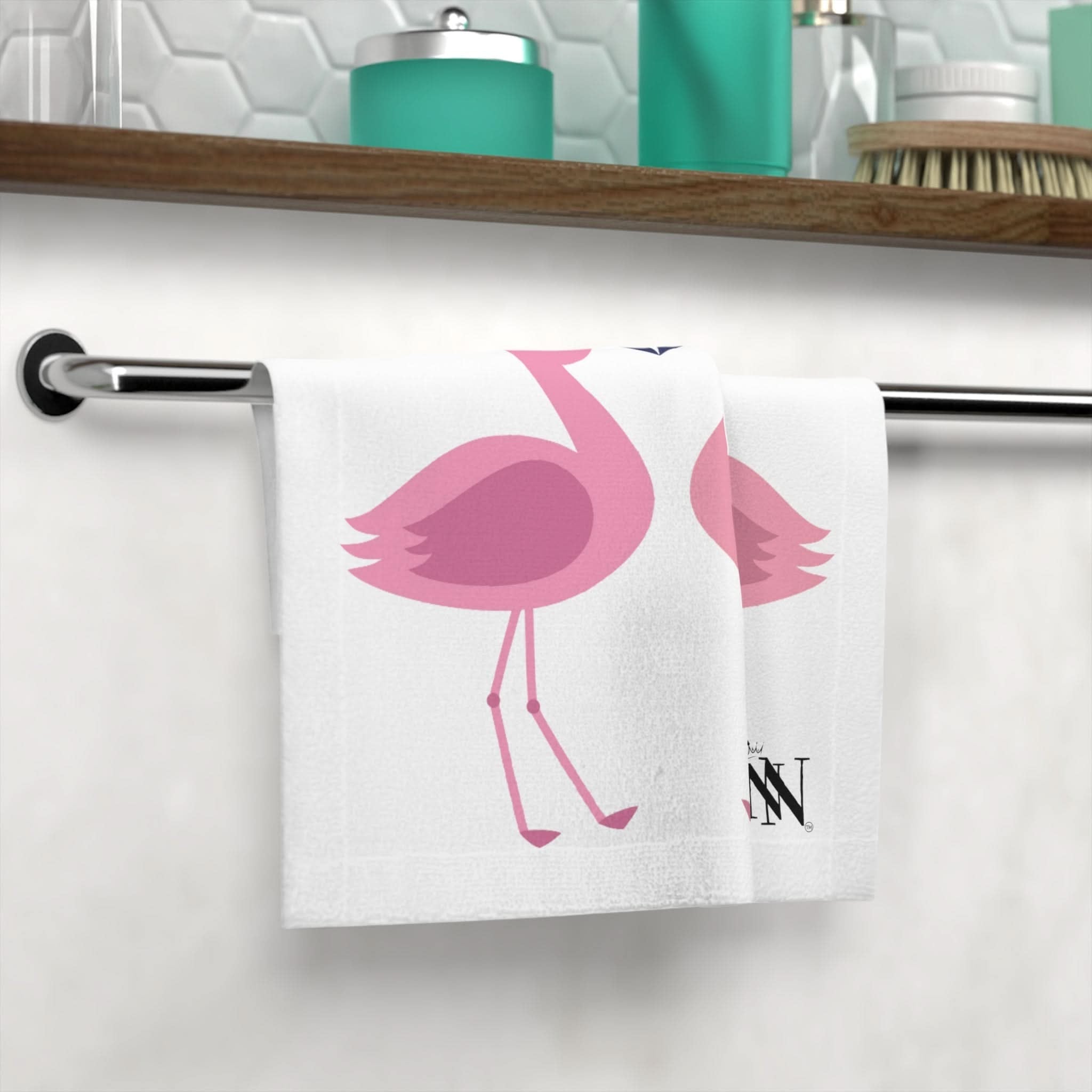 Let’s Flamingle Kiss | Mix & Match Lils’ Fun-Flirty Lovers’ Towels