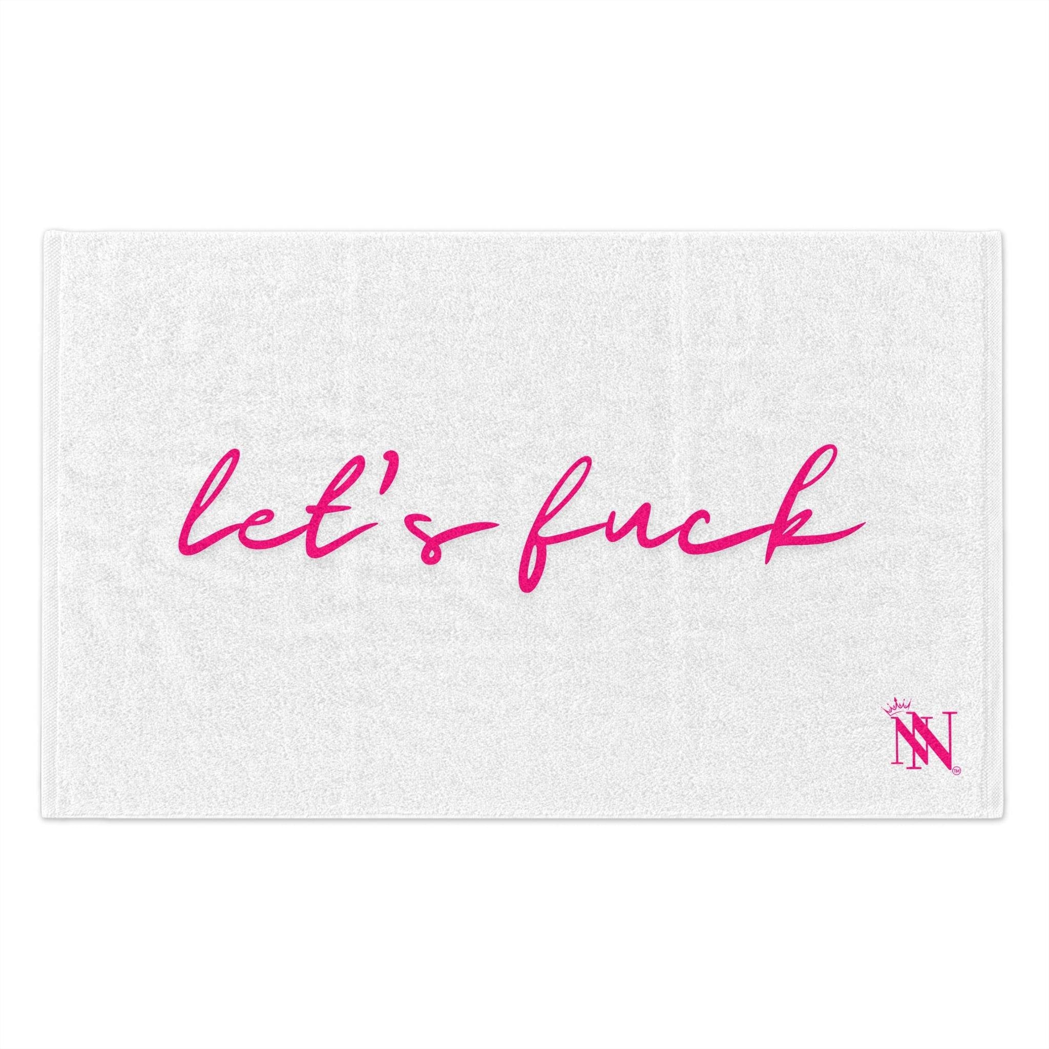 Let’s Fuck White | Mix & Match Soft Fun-Flirty Lovers’ Towels