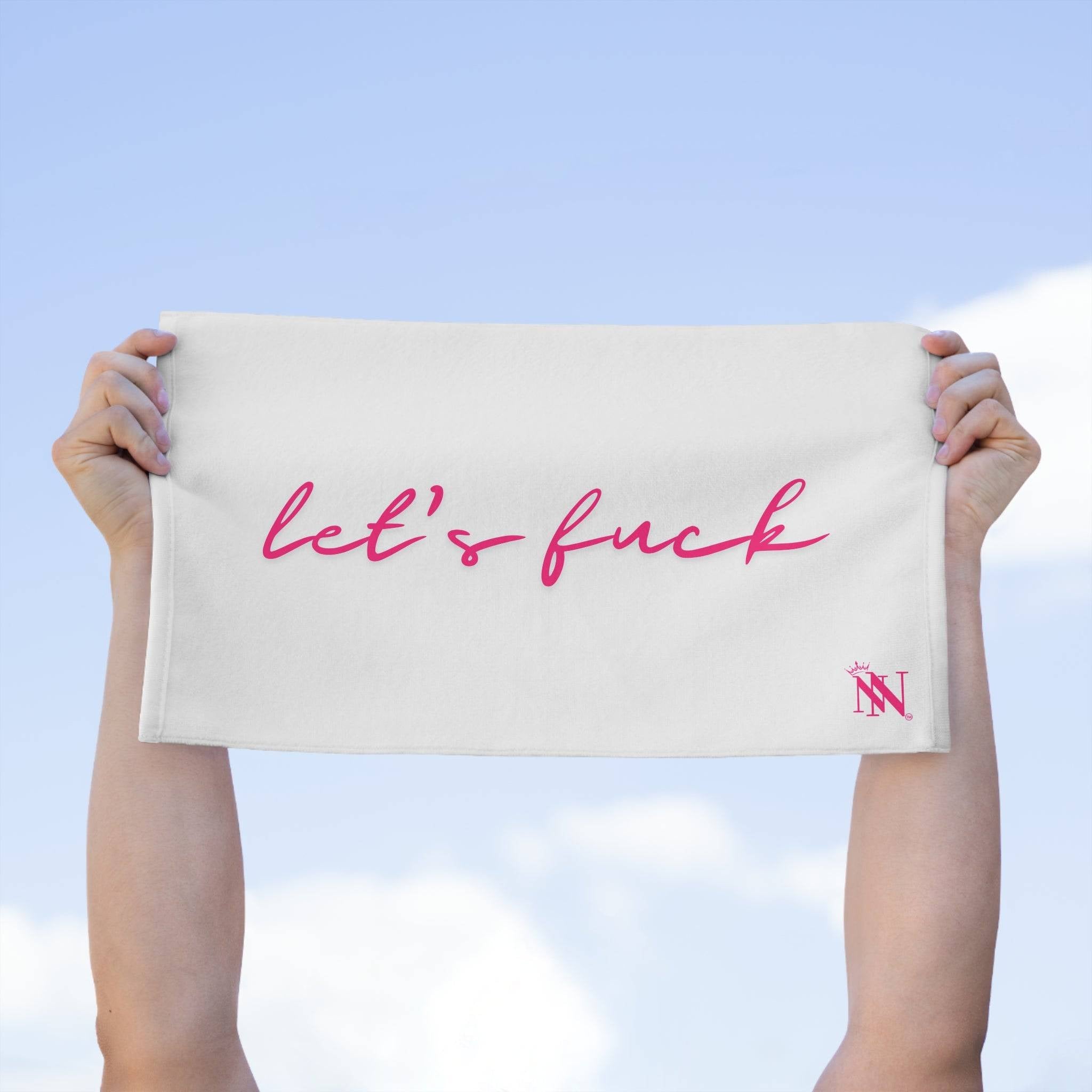 Let’s Fuck White | Mix & Match Soft Fun-Flirty Lovers’ Towels