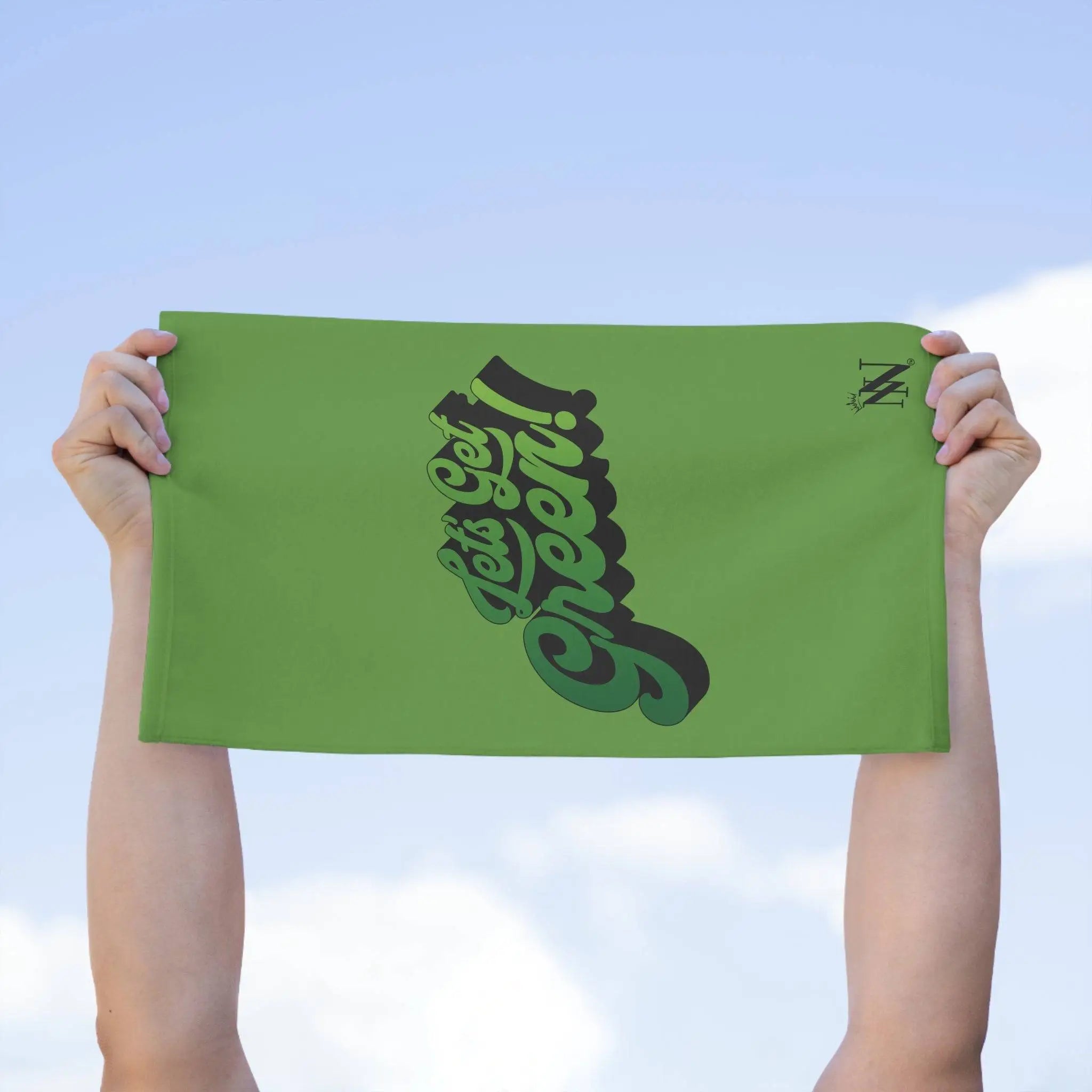 Let’s Get Green | Mix & Match Soft Fun-Flirty Lovers’ Towels
