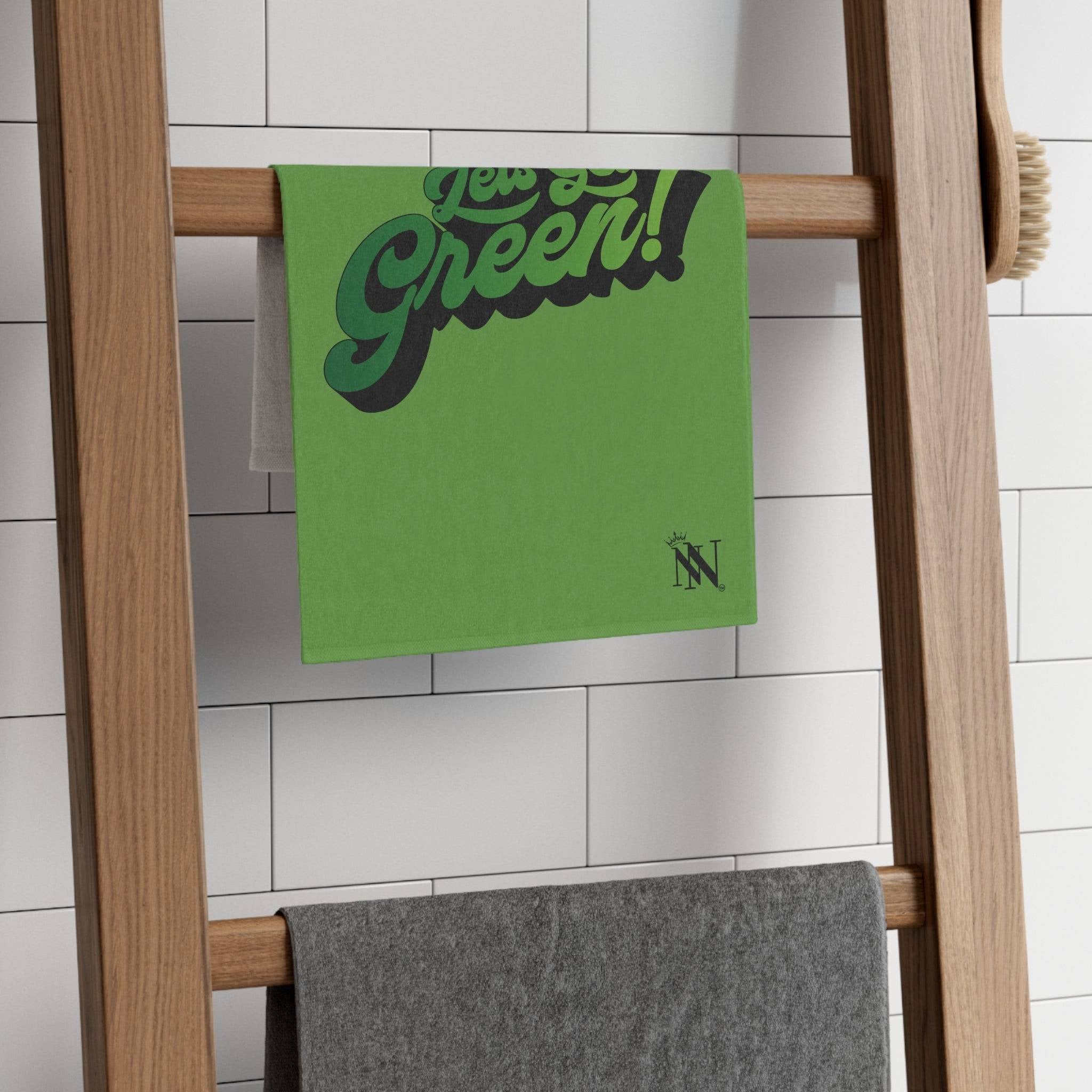 Let’s Get Green | Mix & Match Soft Fun-Flirty Lovers’ Towels