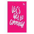 Let’s Get to Cumming! Pink | Mix & Match Soft Sex Towels | Flirty Lovers’ Gifts