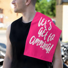 Let’s Get to Cumming! Pink | Mix & Match Soft Sex Towels | Flirty Lovers’ Gifts