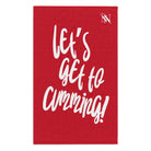 Let’s Get to Cumming! Red | Mix & Match Soft Sex Towels | Flirty Lovers’ Gifts
