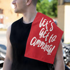 Let’s Get to Cumming! Red | Mix & Match Soft Sex Towels | Flirty Lovers’ Gifts