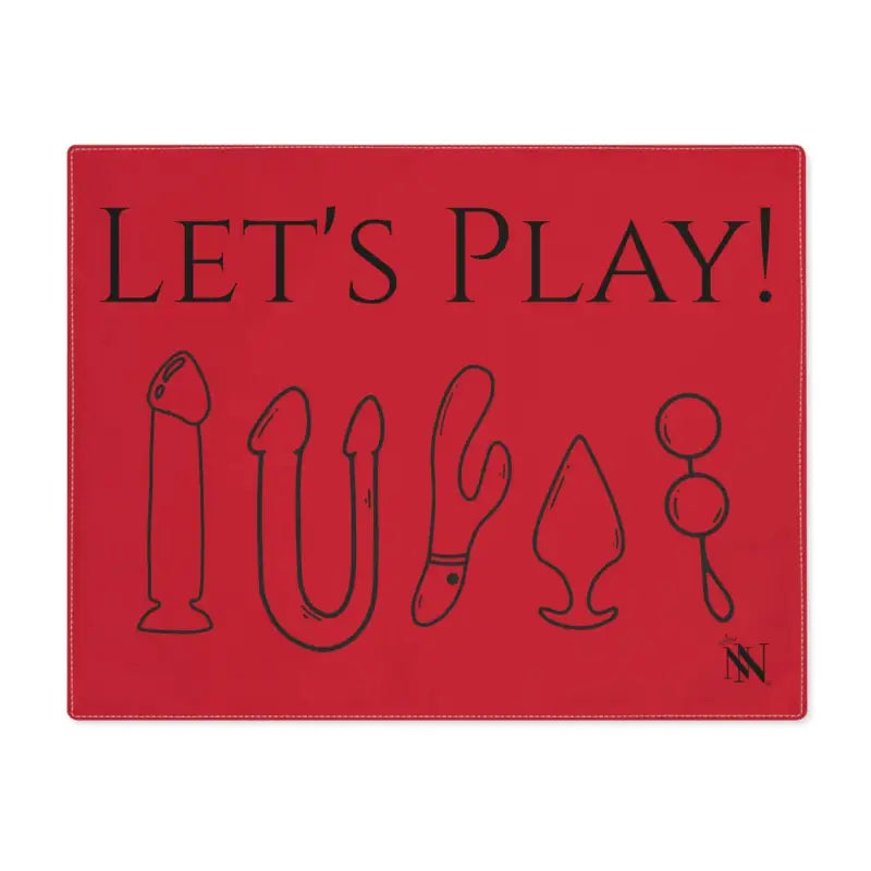 Let’s Play Red | Mix & Match Fun-Flirty Lovers’ Toy Mats