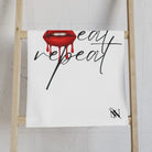 Lick Eat Repeat | Mix & Match Classic Fun-Flirty Lovers’ Towels