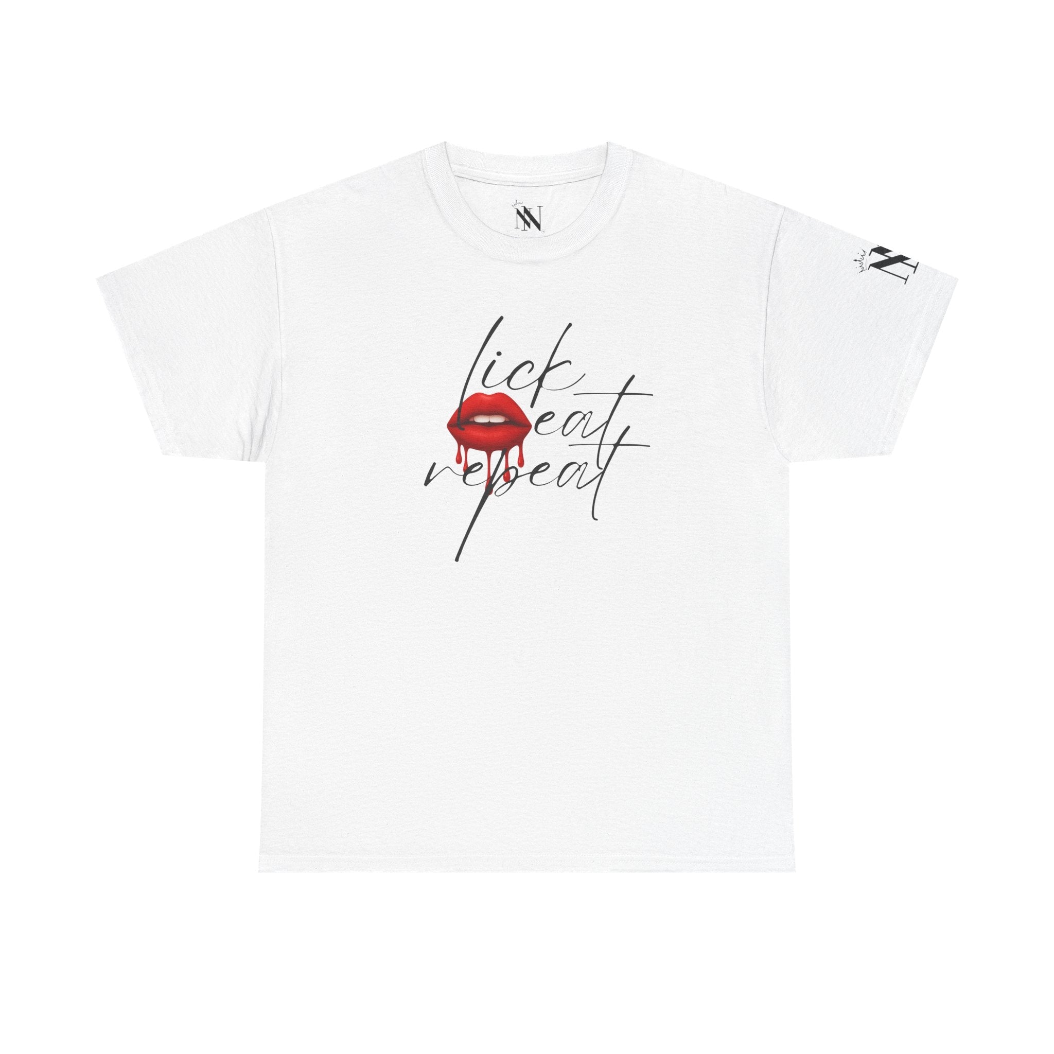 Lick Eat Repeat | Mix & Match Cotton Unisex Fun-Flirty Lovers’ T-Shirts