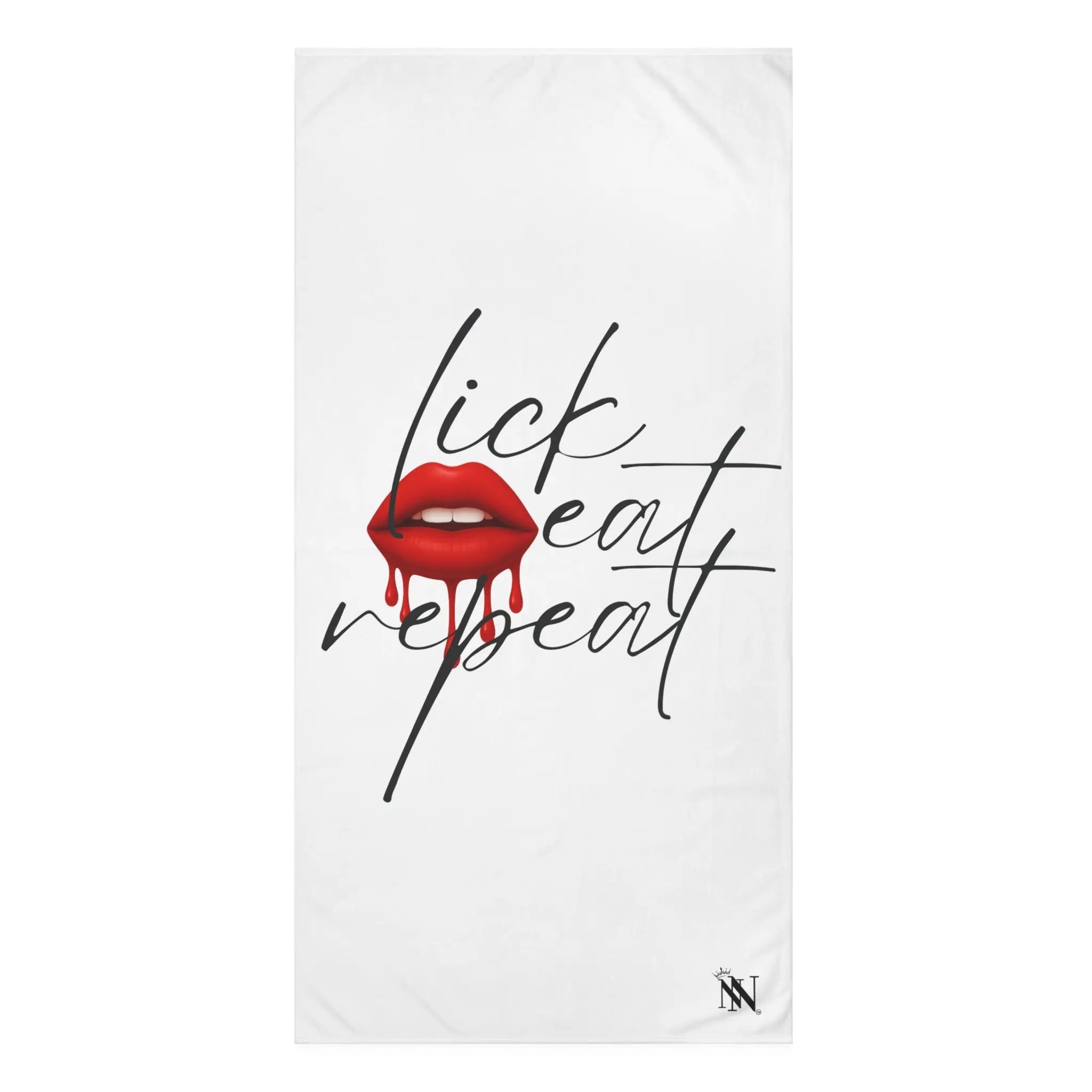 Lick Eat Repeat | Mix & Match XL Fun-Flirty Lovers’ Towels