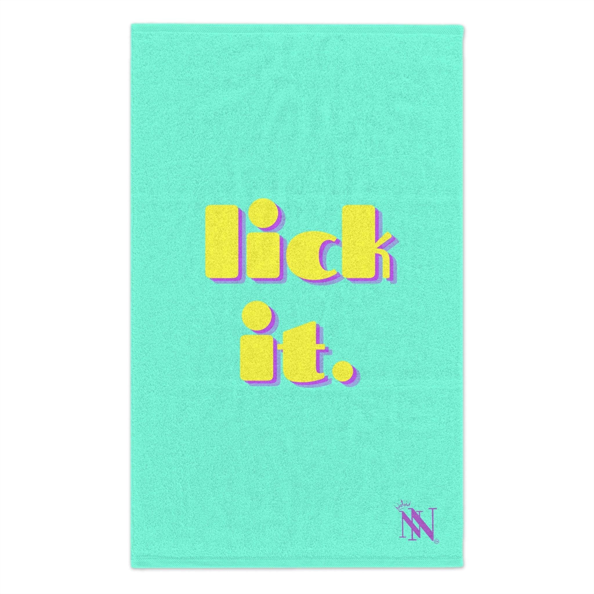lick it. | Mix & Match Soft Fun-Flirty Lovers’ Towels