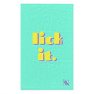 lick it. | Mix & Match Soft Fun-Flirty Lovers’ Towels