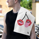 Lick My Cherries | Mix & Match Soft Fun-Flirty Lovers’ Towels