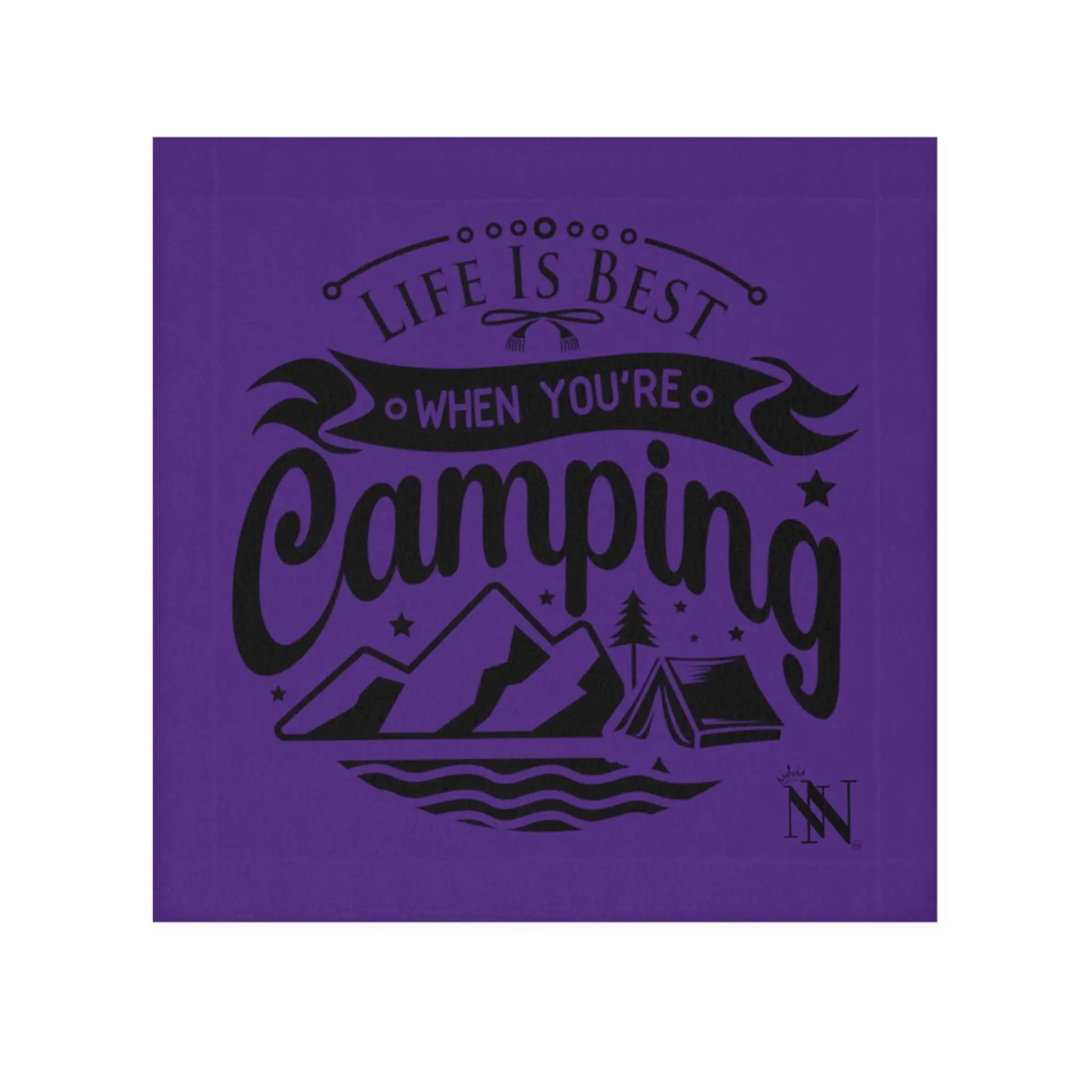 Life is Best When Your Camping Purple | Mix & Match Lils’ Fun-Flirty Lovers’ Towels