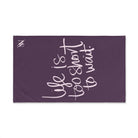 Life Is Too Short Too Wait | Mix & Match Original Fun-Flirty Lovers’ Towels